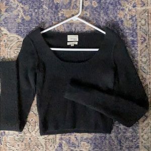 Wilfred Free cropped ribbed knit